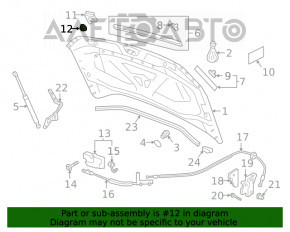 Clema capotei VW Tiguan 18-