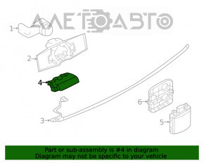 Modul de control al hayonului QX50 19-