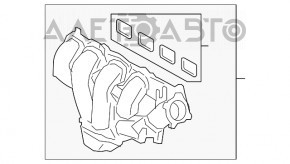 Коллектор впускной Ford Fusion mk5 13-20 hybrid, plug-in OEM