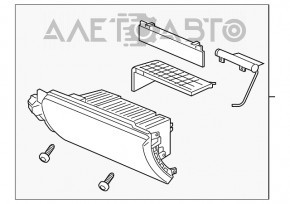 Перчаточный ящик, бардачок Acura MDX 14-16 сер, тычек, потерт