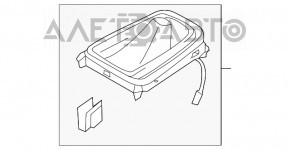 Накладка шифтера Ford Fusion mk5 13-16 черн, тычка