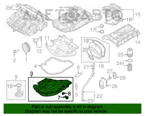 Palet de ulei VW Jetta 19- 2.0T