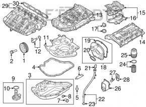 Palet de ulei VW Jetta 19- 2.0T