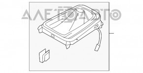 Maneta cutiei de viteze cu capacul schimbatorului Ford Fusion mk5 13-16 negru, cromat.