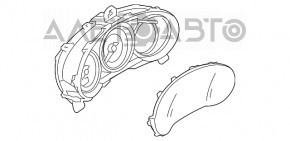 Щиток приборов Mazda CX-9 16- 55k тип 2