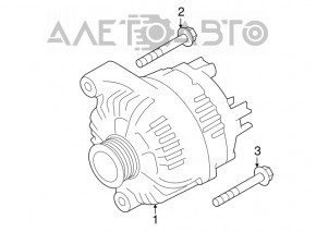 Generatorul BMW F30 12-16 N20 210A