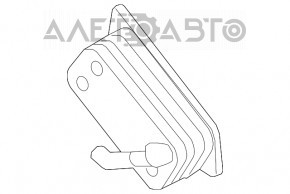 Radiator de ulei pentru motorul BMW 5 F10 09-17, nou, neoriginal, JP GROUP