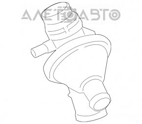 Корпус термостата в сборе BMW F30 12-18 N20 новый OEM оригинал