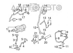 Клапан соленоид на впуске BMW X3 F25 11-17 2.0T новый OEM оригинал