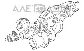 Turbina completă cu colector pentru BMW 3 F30 12-16 N20 73k.