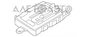 Blocul de siguranțe din spatele BMW X1 F48 16-22