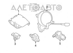 Шлейф руля Nissan Rogue 14-20