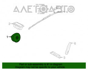 Подушка безопасности airbag в руль водительская BMW 3 F30 12-16 Sport черная