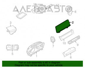 Монитор, дисплей BMW 3 F30 4d 12-18 8,8" под навигацию