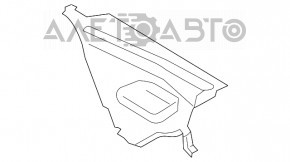 Capacul stergatoarelor de parbriz stanga BMW 3 F30 12-18 nou OEM original