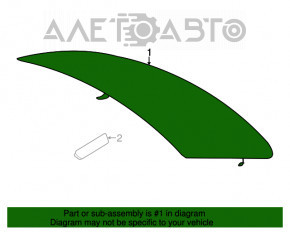 Geam spate BMW 3 F30 12-18