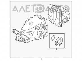 Задний дифференциал редуктор BMW 3 F30 12-16 3.15