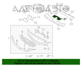 Montajul inserției televizorului Mazda CX-5 17- OEM nou original