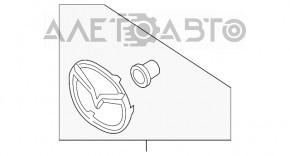 Emblema grilei radiatorului Mazda CX-9 16- nouă, neoriginală.