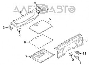 Capac portbagaj Fiat 500X 16-