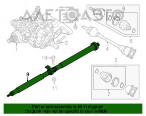 Arborele cardanic Fiat 500X 16-17