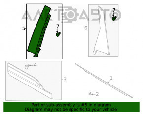 Capac usa laterala dreapta spate fata Ford Escape MK4 20-