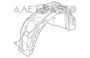 Bara de protecție față stânga Ford Escape MK4 20-21