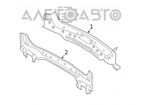 Panoul din spate al modelului Ford Escape MK4 20- este format din 2 piese, de culoare albă.