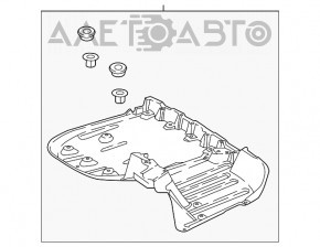 Protecția pentru bara din spate a Toyota Camry v70 18-