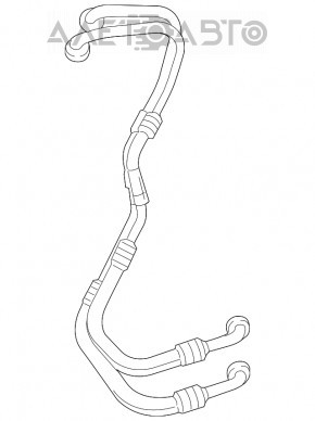 Racordul de racire a uleiului de transmisie automata pentru Jeep Compass 11-16 2.0, 2.4