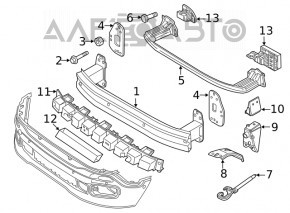 Bara fata dreapta Jeep Renegade 15-