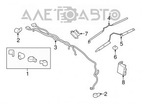 Senzor de deschidere a portbagajului cu piciorul Ford Edge 15-18 K95301AD