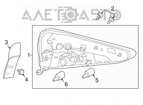 Lampa exterioară aripă stângă Nissan Murano z52 15-18