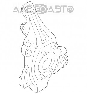 Capacul frontal stânga Nissan Maxima A36 16-