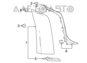 Lampa stânga Cadillac ATS 13-