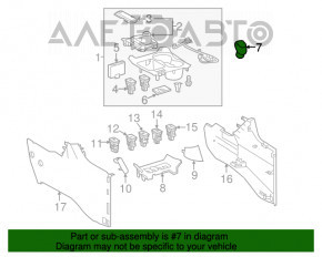 Ручка КПП Toyota Highlander 14-19 кожа черная, серая вставка, затерта кожа