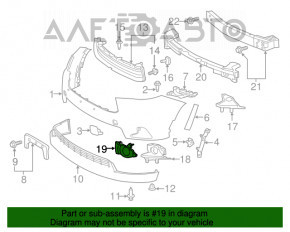 Rama far stânga pentru Toyota Highlander 14-16 cu DRL