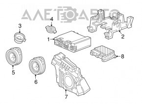 Amplificator Chevrolet Volt 16- Bose