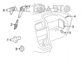 Блок ECU компьютер двигателя Lexus RX300 98-03