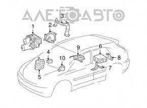 Skid Control Lexus RX400h 04-09