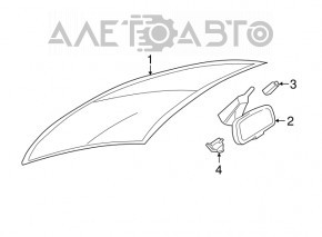 Лобовое стекло Fiat 500 12-13