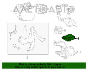 Yaw Rate Sensor Lexus RX350 RX450h 10-15 Б/У оригинал