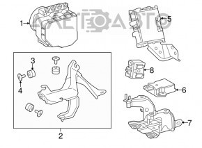 Yaw Rate Sensor Lexus RX350 RX450h 10-15 Б/У оригинал