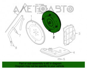 Convertor hidraulic Ford Fusion mk5 13-20 2.5, carcase pe arbore