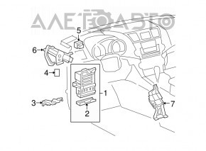 Asamblare computer, direcție asistată Toyota Highlander 08-13