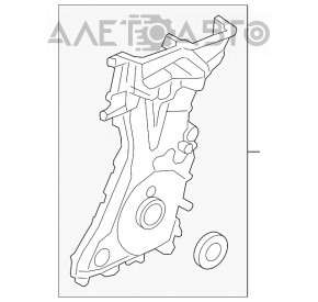 Передняя крышка двигателя Lincoln MKC 15- 2.0Т