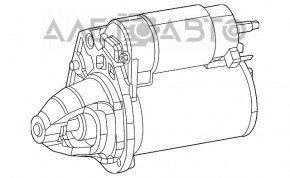 Стартер Jeep Cherokee KL 15- 3.2