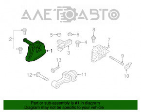 Pernele motorului drept Hyundai Elantra AD 17-20 2.0 nou OEM original