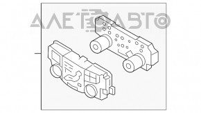 Controlul climatizării Hyundai Sonata 11-15 manual tip 1