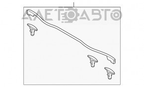 Garnitura capotei fata Mazda 3 14-18 BM